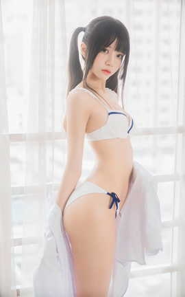 桜桃喵 白衬衫双马尾 桜桃喵 白衬衫双马尾