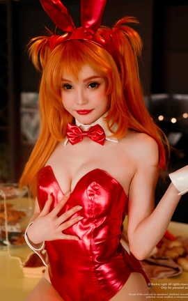 ˹coser RocksyLight Ӱ 2018-12-25 Asuka Bunny Girl_˿